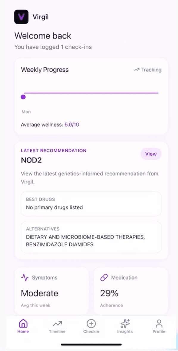 IBD mobile app screenshot
